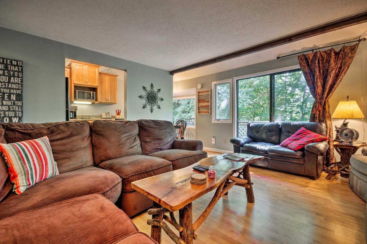 Condo With Furnished Deck - Walk To Sugar Mountain! Eksteriør billede